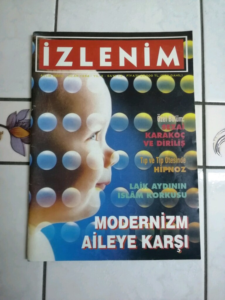 İZLENİM Aylık Dergi 1993 /1994, Sayı :11,12,13 (3'lü paket) - 5
