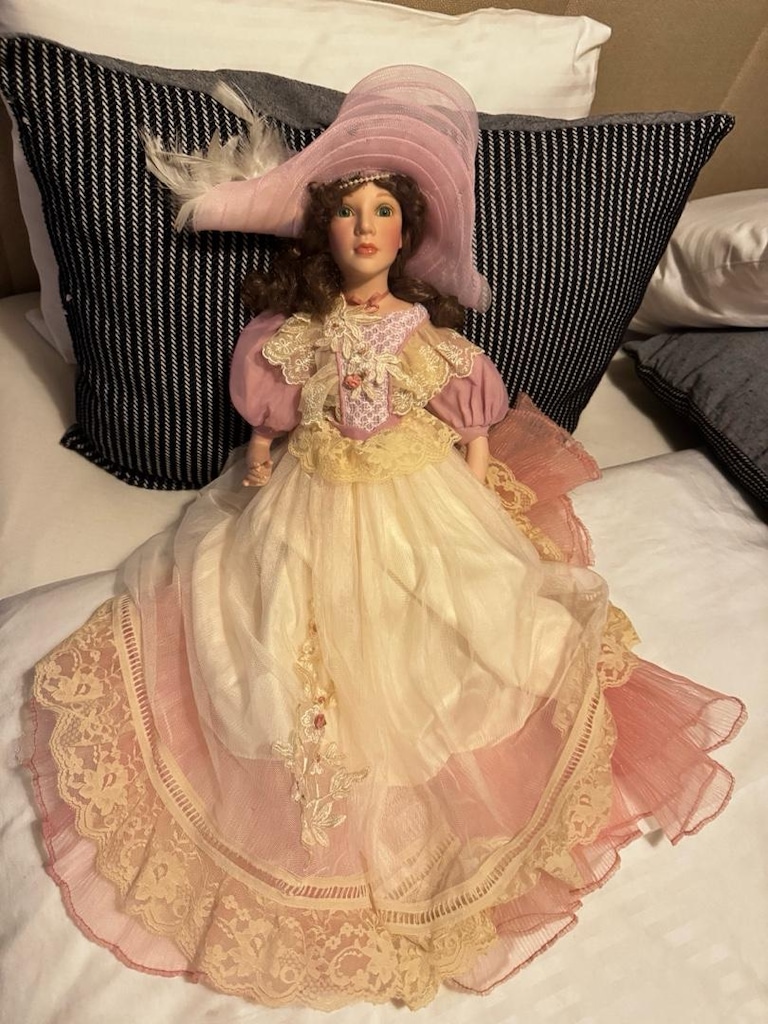 Fransız porselen bebek 55 cm eşi benzeri yok - 7