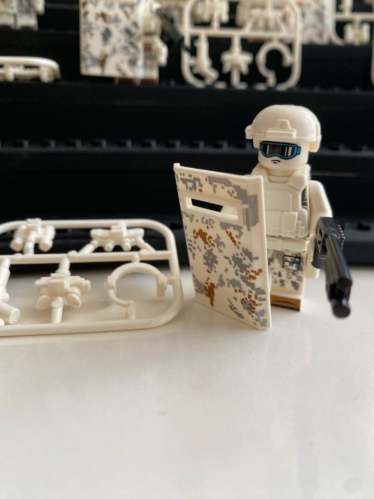 Lego Beyaz Swat Asker Minifigürleri - 7