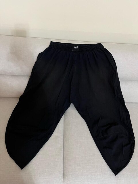 SNUG Siyah Baggy Şalvar Pantolon