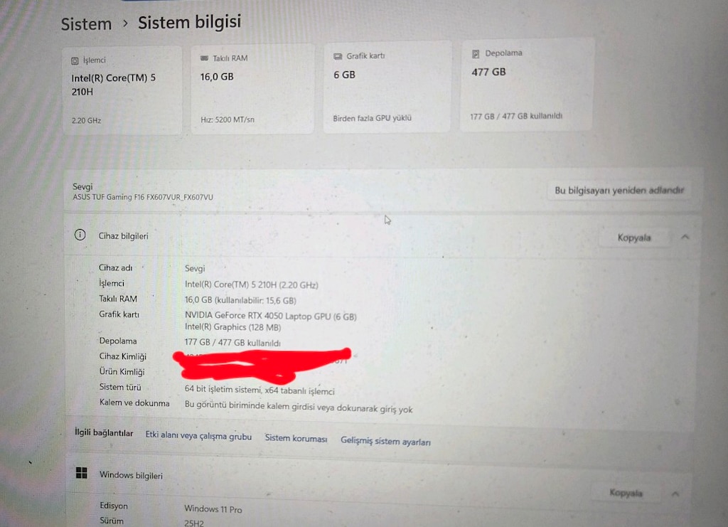 Asus Gaming TUF F16 Laptop - 2