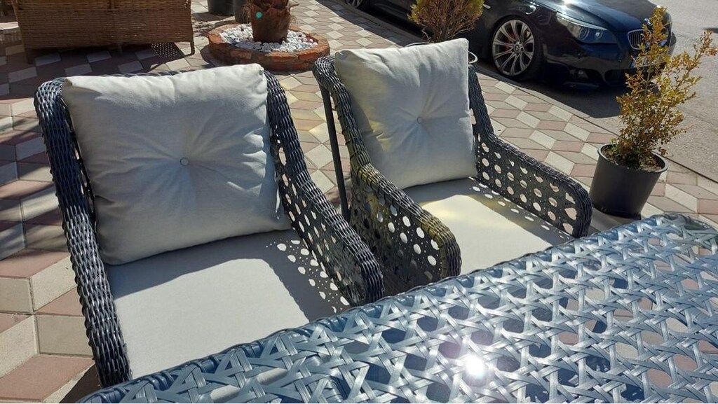 SON DERECE KALİTELİ UYGUN FİYATLI RATTAN BALKON TAKIMI - 4
