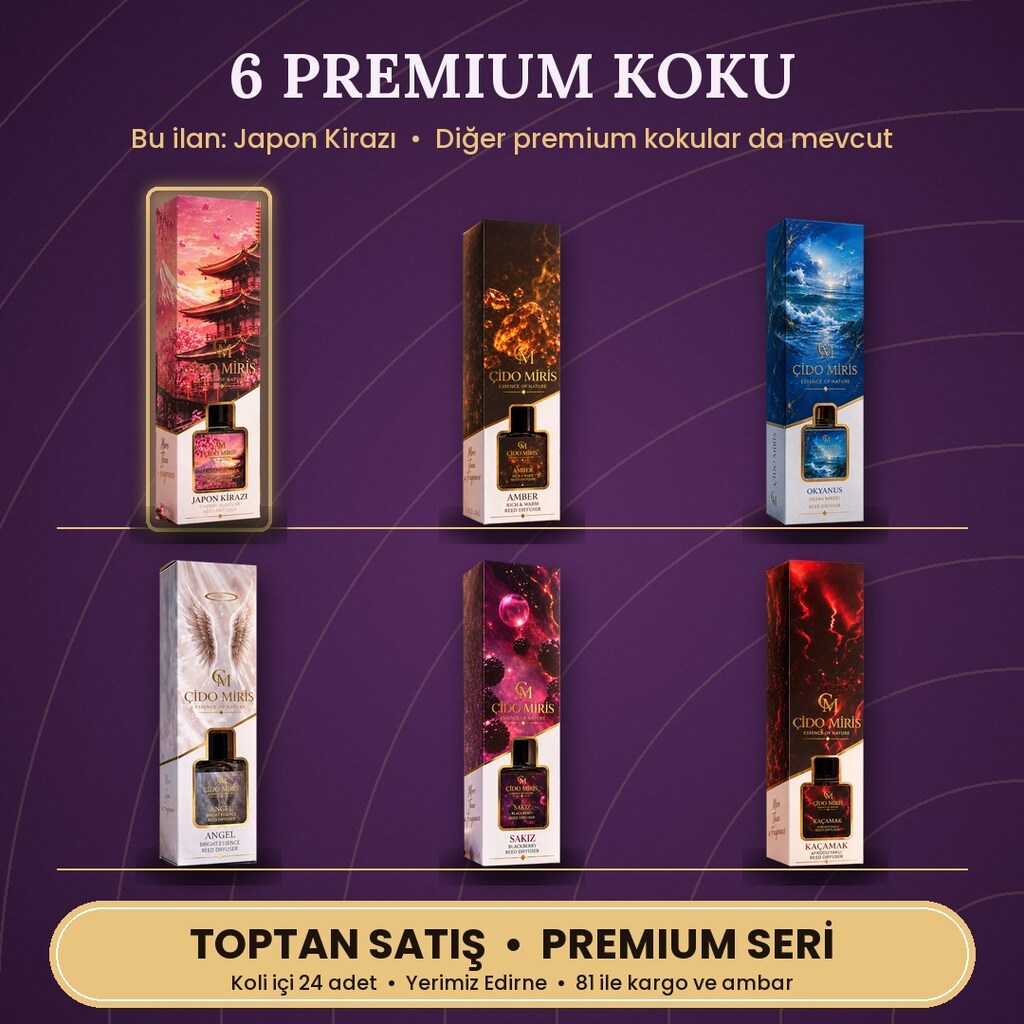 ÇİDO MİRİS PREMIUM ODA KOKUSU JAPON KİRAZI - TOPTAN - 3