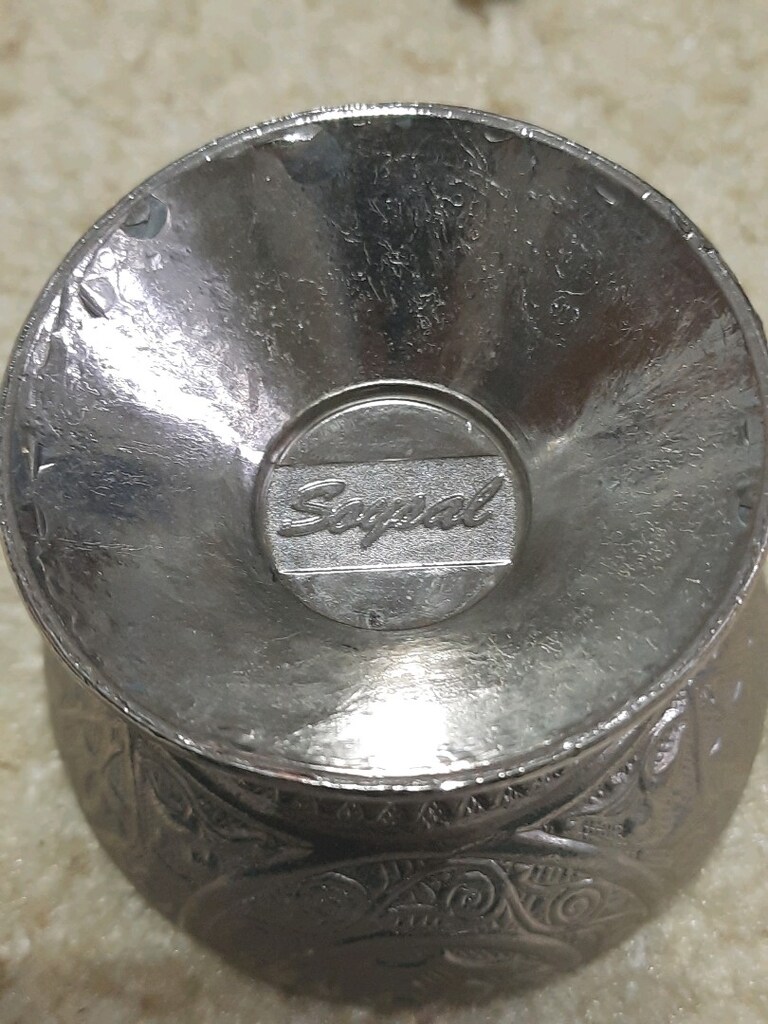 TESLİM YERİ: AKÇAY SOYSAL MARKA,SAĞLAM VİNTAGE METAL DAMLALIKLI OBJE - 6
