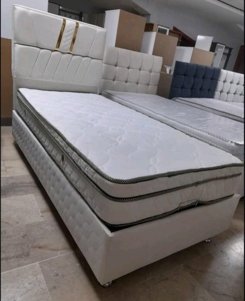 SIFIR TEK KİŞİLİK YENİ BAZA BAŞLIK YATAK ŞOK FİYAT - 12