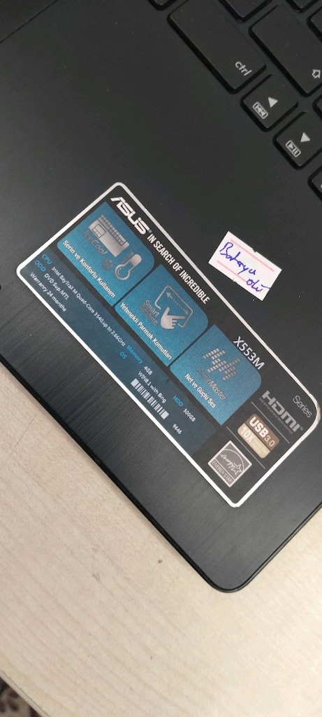 ASUS X553M LAPTOP 15.6 ÇOK TEMİZ CİHAZ - 3