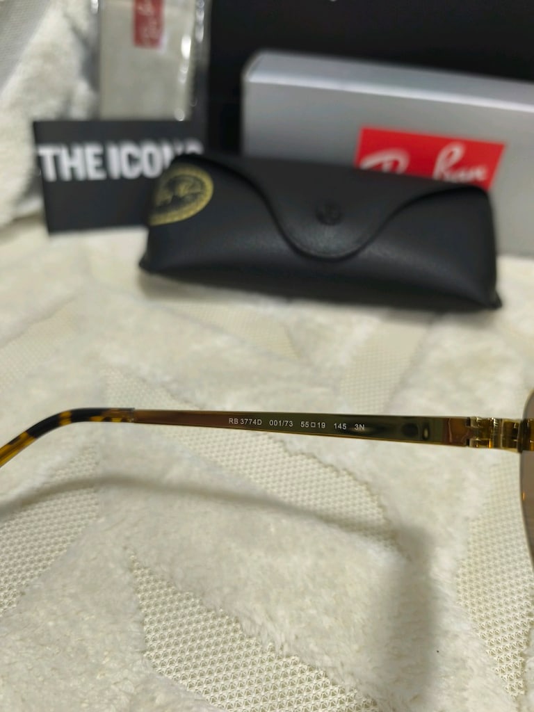 Ray-Ban 3774 Altın Oval Güneş Gözlüğü orj ürün - 4
