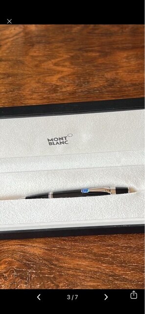 Safir taşlı Özel kolleksiyon Mont Blanc tükenmez kalem