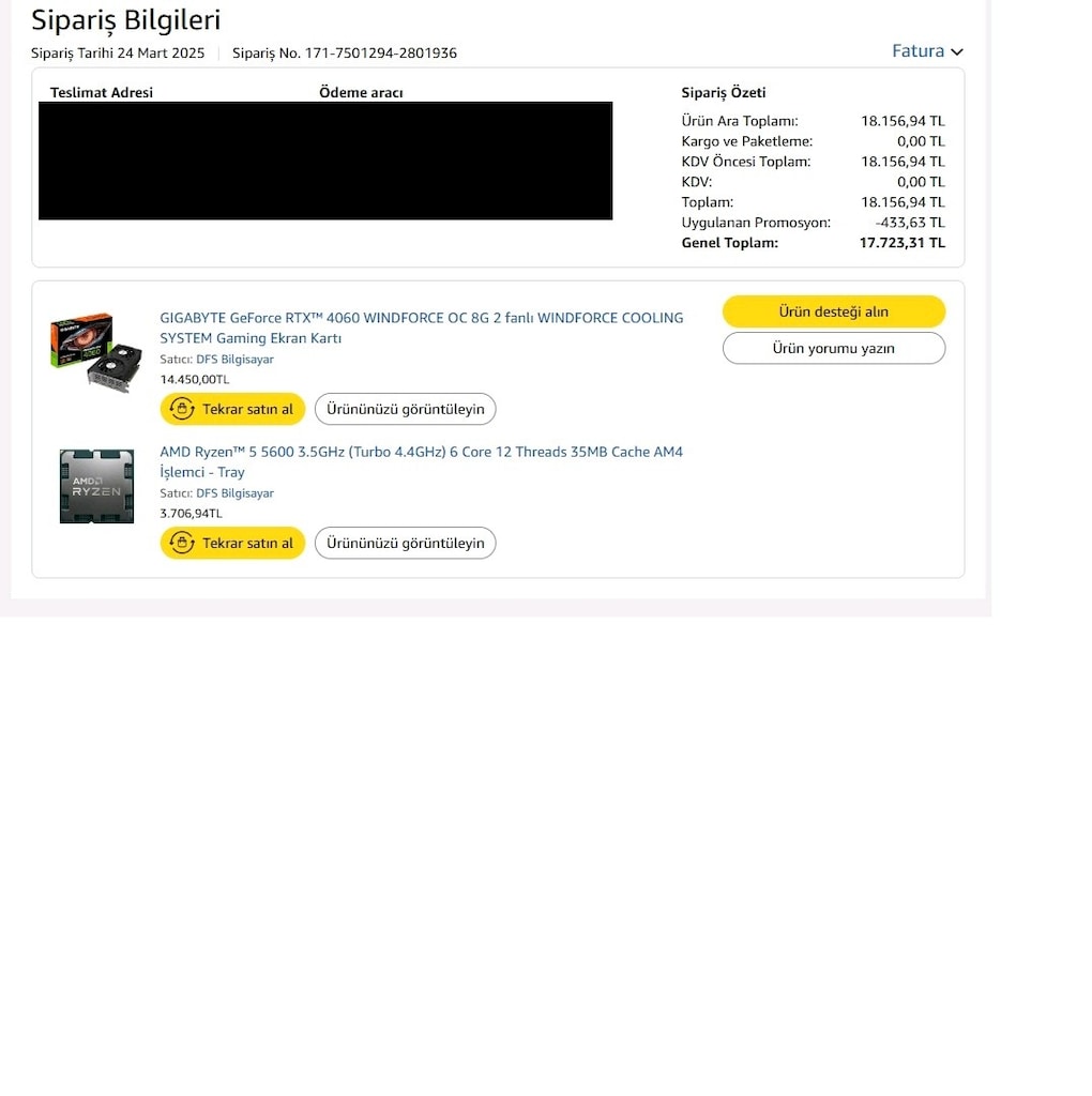 Sorunsuz RTX 4060 - 5