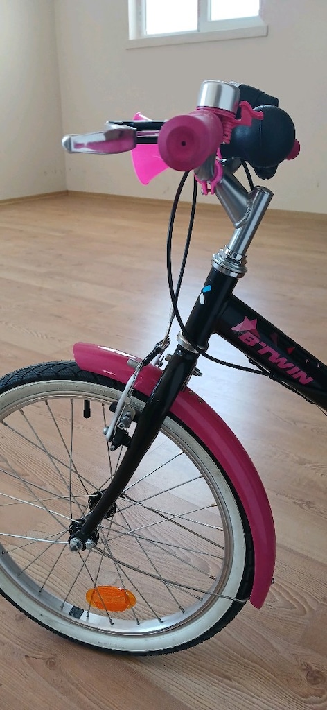 Btwin çocuk bisikleti 20 jant Decathlon YENİ GİBİ Ön Sepetli - 9