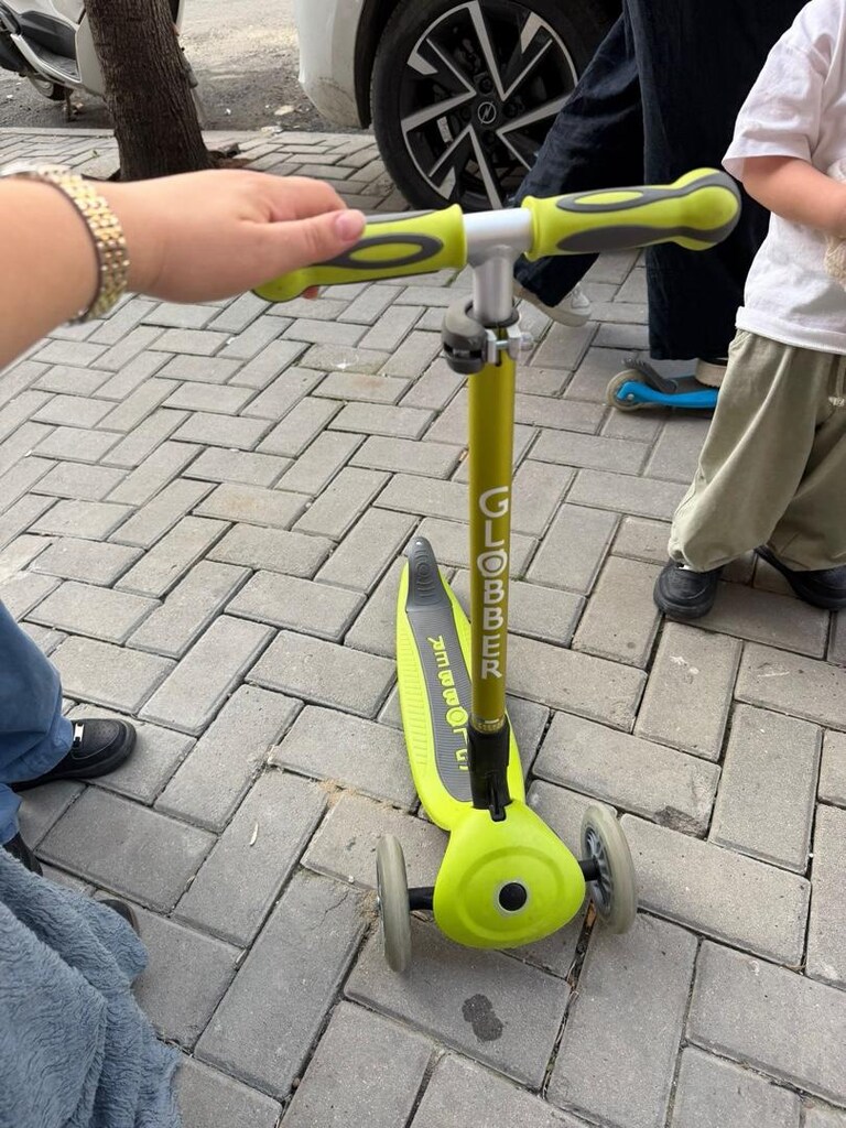 3in1 Globber Go Up Deluxe 3 Tekerlekli Katlanabilir yeşil Scooter - 4