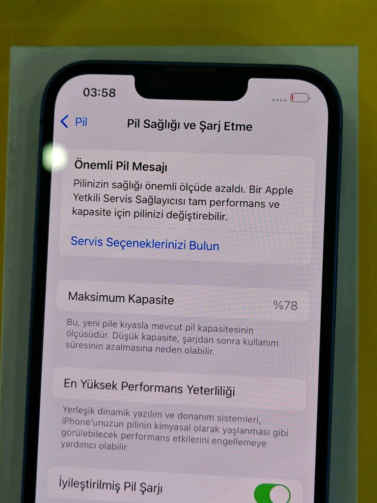 İPHONE 13 128 GB PİL 78 ORJİNAL TR CİHAZI TEMİZ DEĞİŞEN SİZ 2.EL - 6
