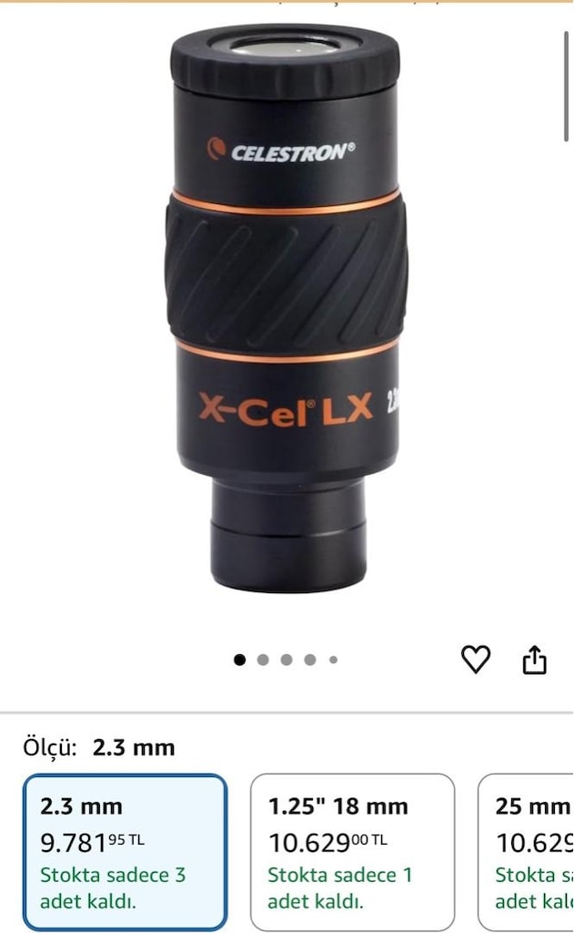 150/1000 Gerçek Odak Teleskop + Zengin Aksesuar Seti - 9