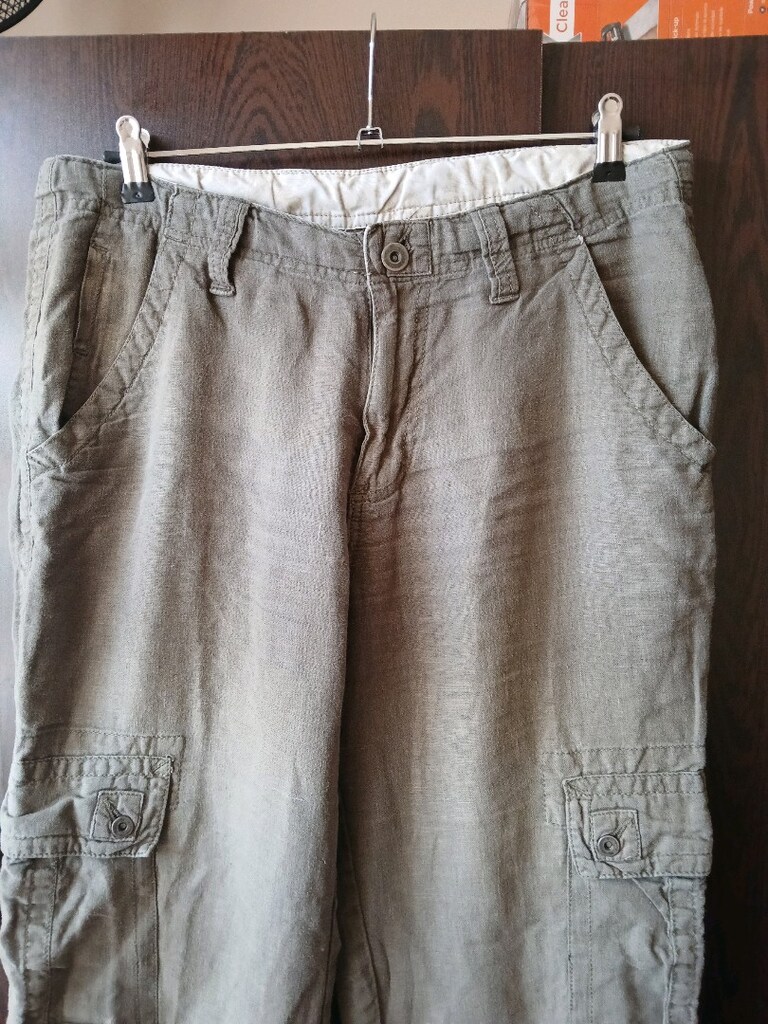 %100 KETEN KARGO PANTOLON - 4