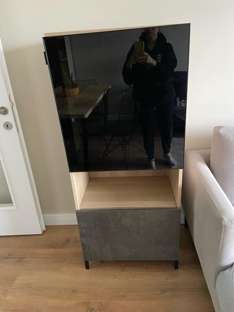 ikea konsol vitrin dolap ünite - 2