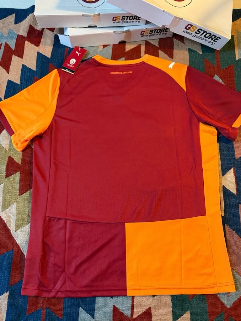 Orjinal Galatasaray Sarı Kırmızı İmzalı Forması - 4