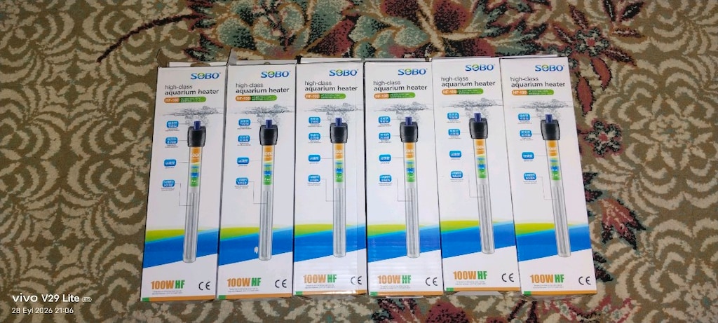 Sobo 100W & 150W Akvaryum Isıtıcısı – Sıfır – Uygun Fiyat - 2