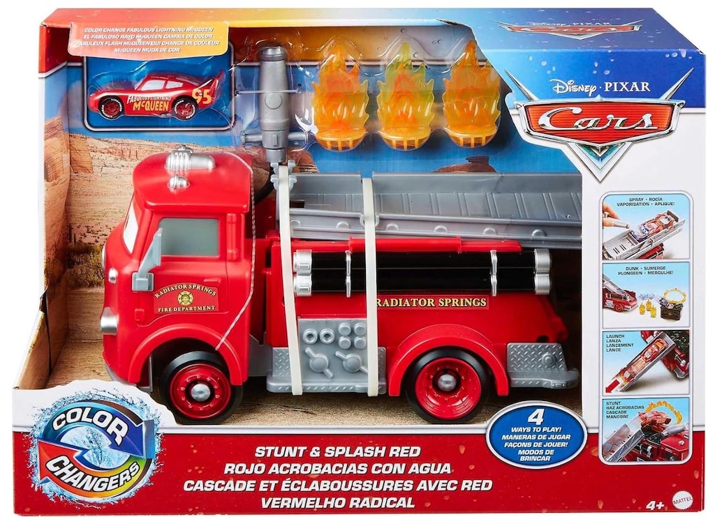 Cars Renk Değiştiren Özel Şimşek McQueen ile Akrobatik Red GPH80 - 6