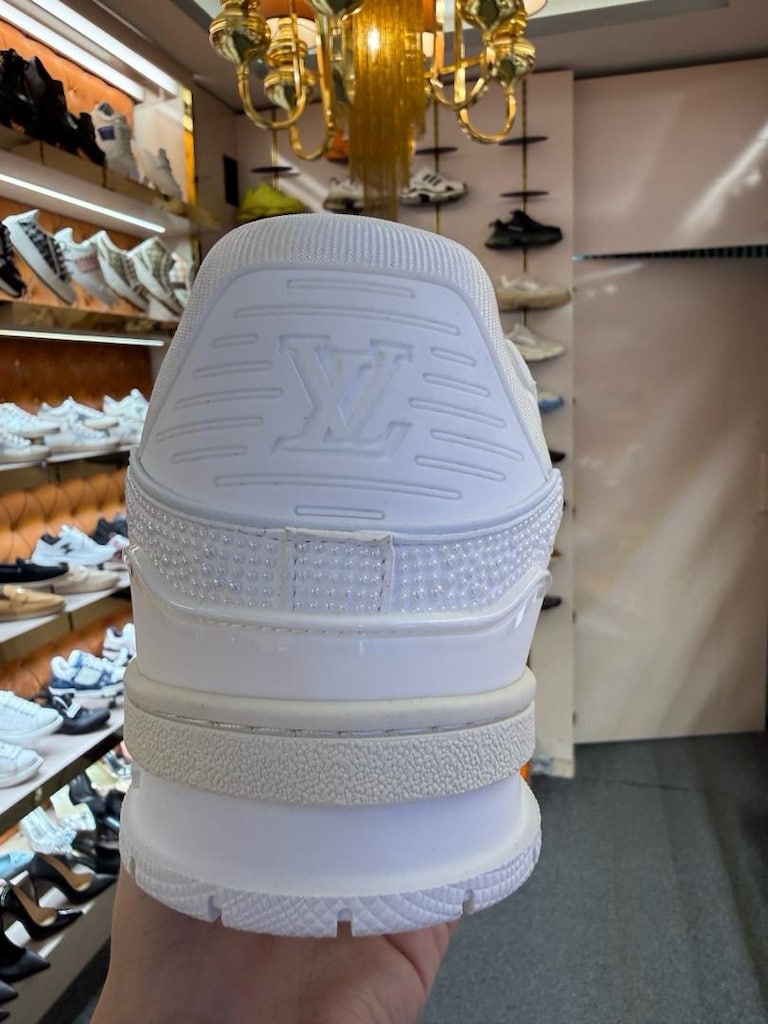 LV Trainer White Luxury Sneaker SIFIR 44 - 7