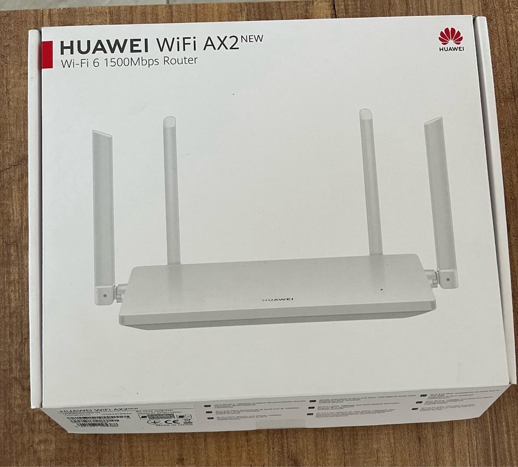 HUAWEI AX2 Router Yeni, AX1500 Mbps, 5 GHz Wi-Fi 6, HarmonyOS Mesh+, E