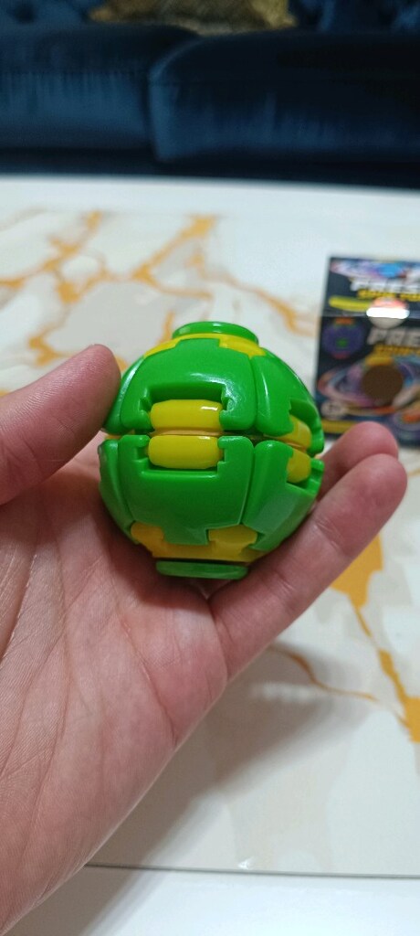 Press Spin Ball – Renkli Dönen Top - 5