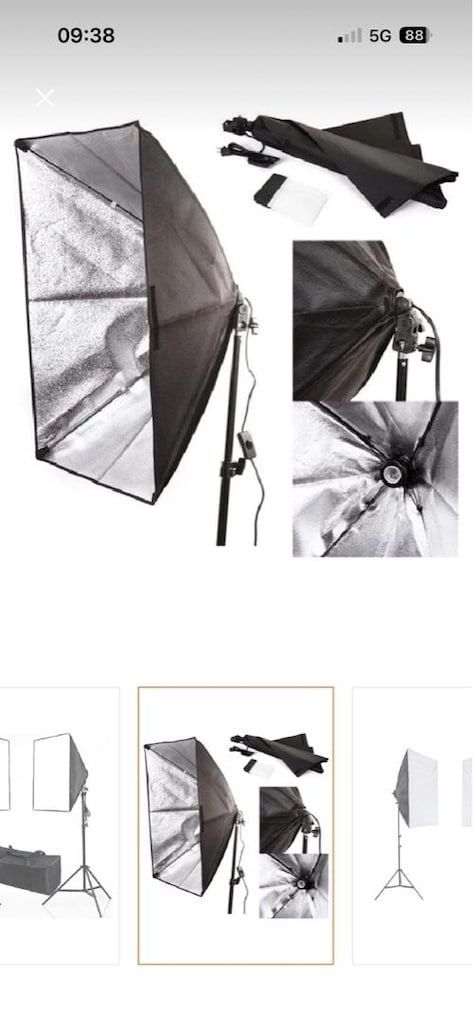 DP 50x70 Soft Box 2li Işık Seti - 2