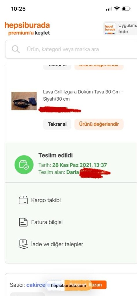 demir döküm tava (yeni) LAVA - 4