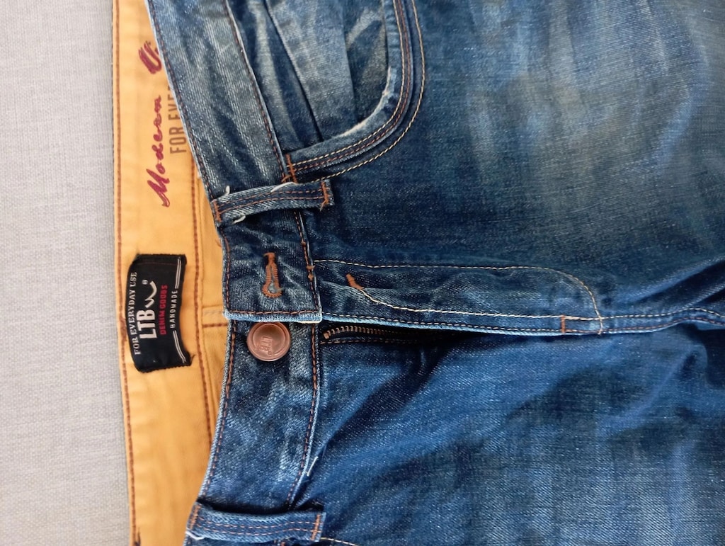 LTB Yırtık Detaylı Mavi Jean Pantolon 34/34 beden - 6