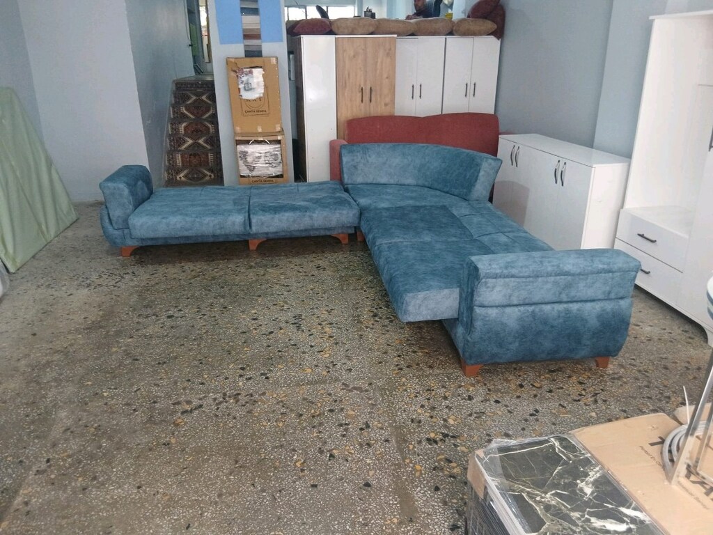 sıfır döşeme L koltuk köşe takımı 3.30x3.30 ölçü - 6