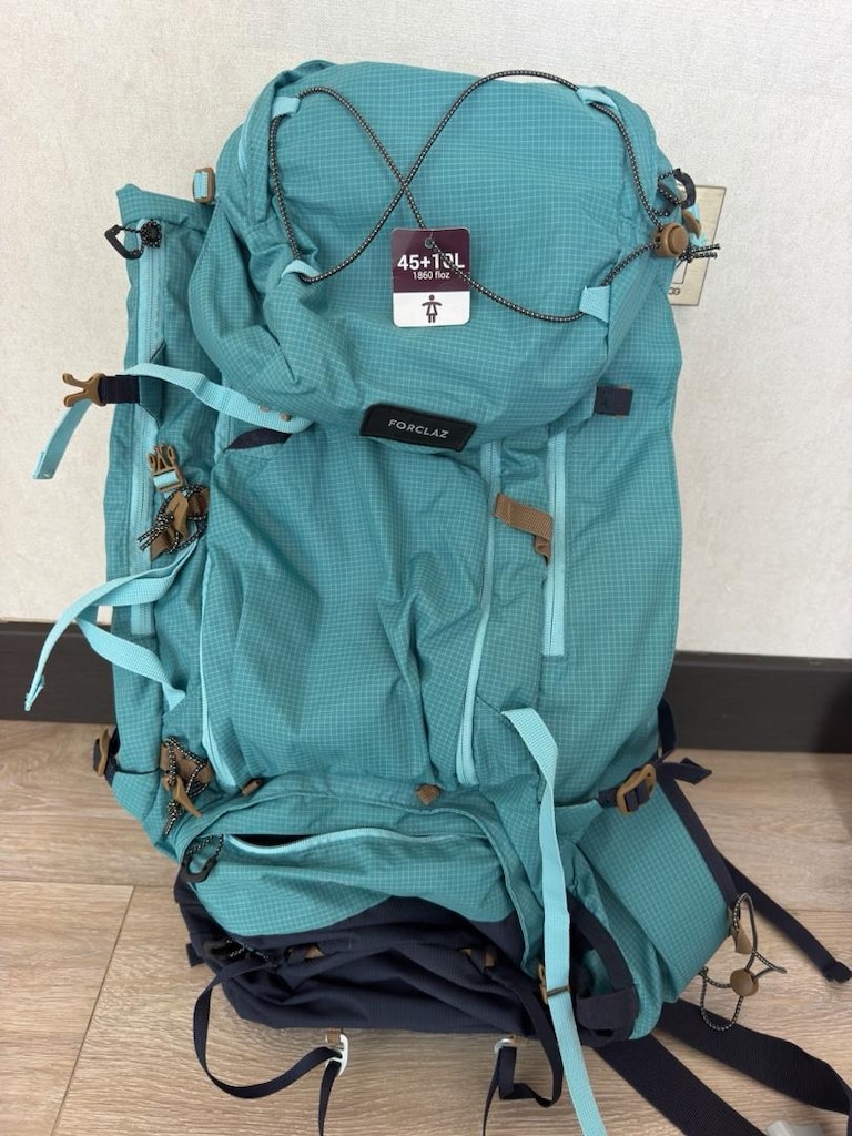 Dechatlon Forclaz 45+10 L trekking çantası — görsel 7/7