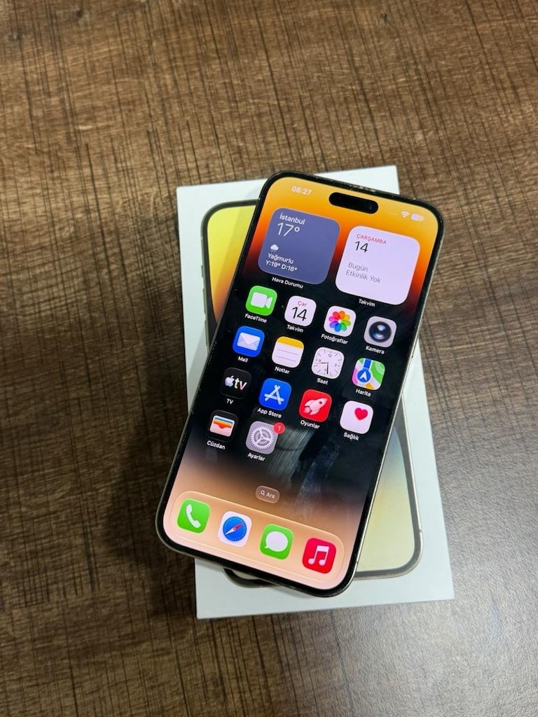 İPHONE 14 PRO MAX GOLD 1 TB PİL 75 - 8