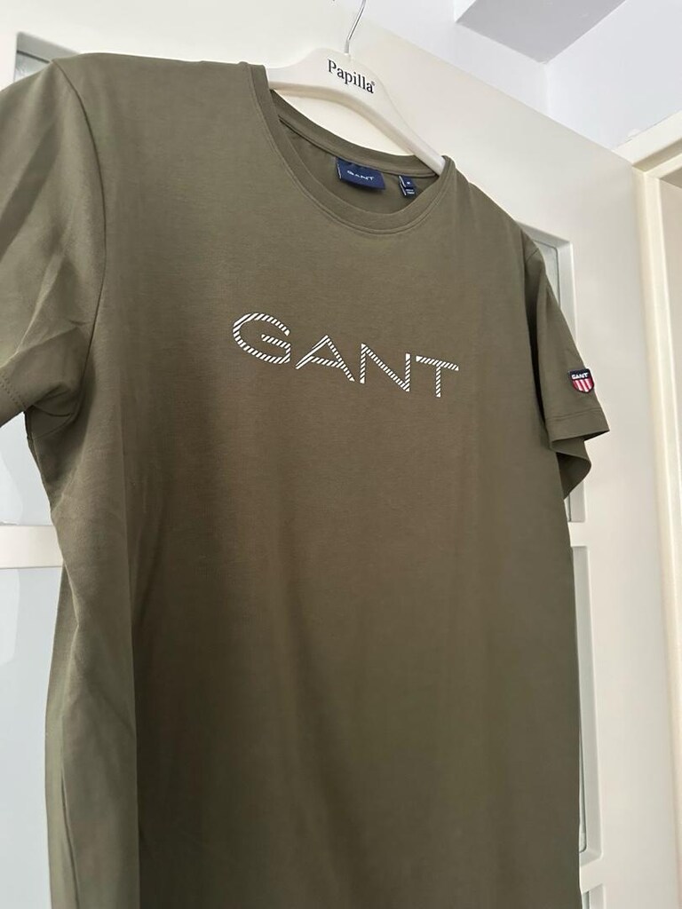 GANT Yeşil Baskılı Erkek Tişört - 4