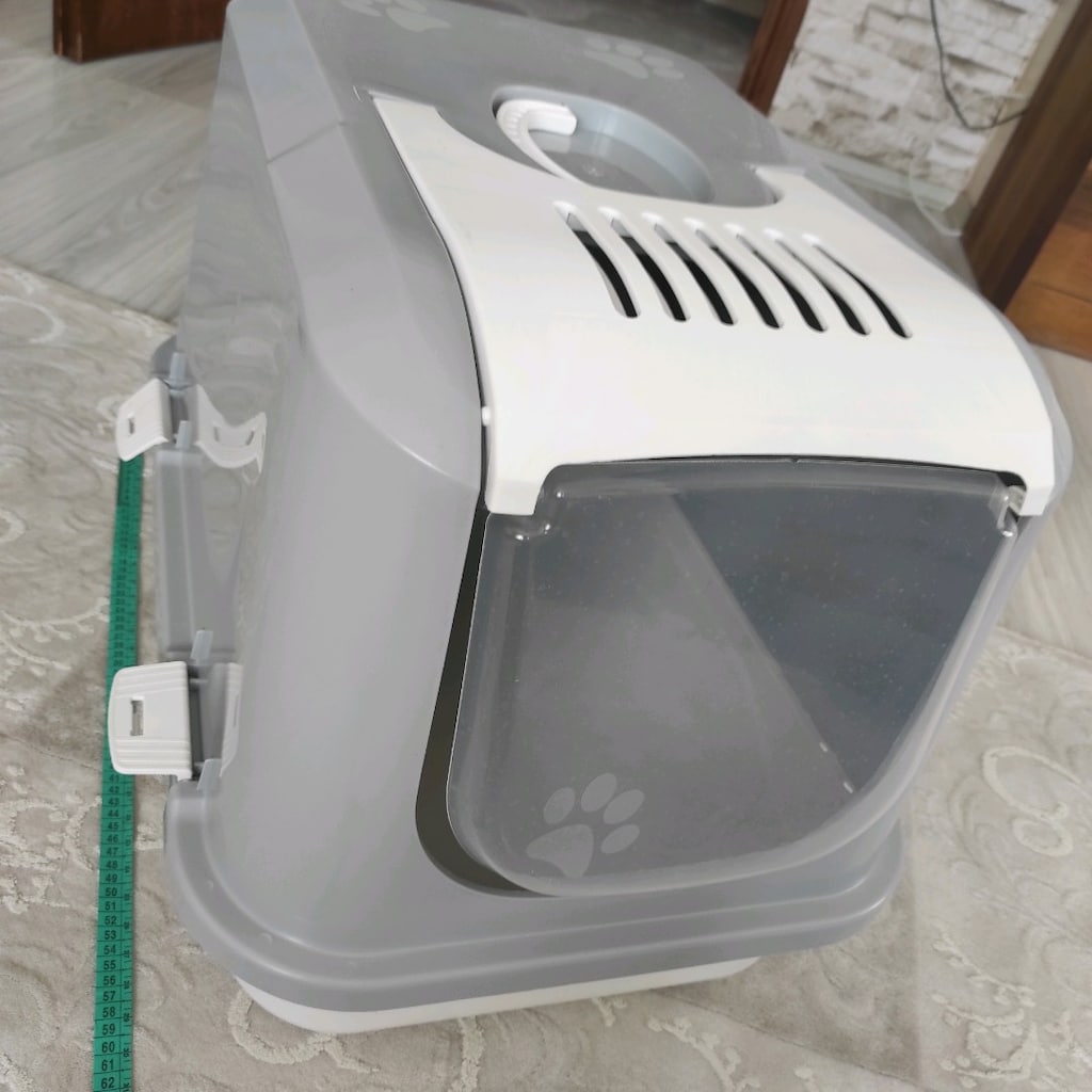 Büyük Boy XXL Kapalı Kedi Tuvaleti - 4