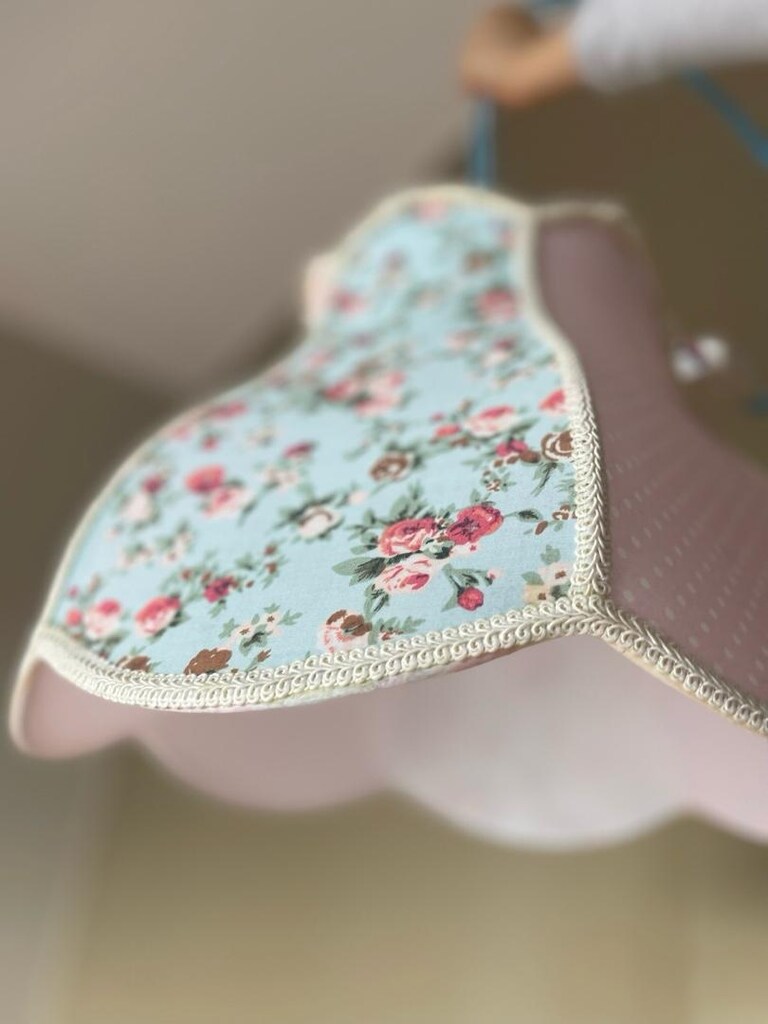 2 adet!!!vintage tarzı aydınlatma ve modern pembe krem aydınlatma - 4