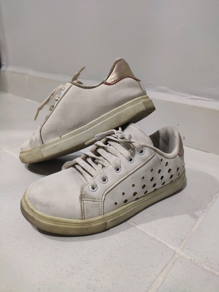 31 numara beyaz sneaker ayakkabı - 2