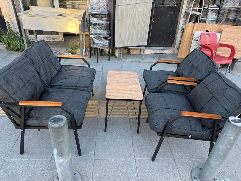 SIFIR BALKON BAHÇE ÇAY SETİ TAKIMLARI - 2