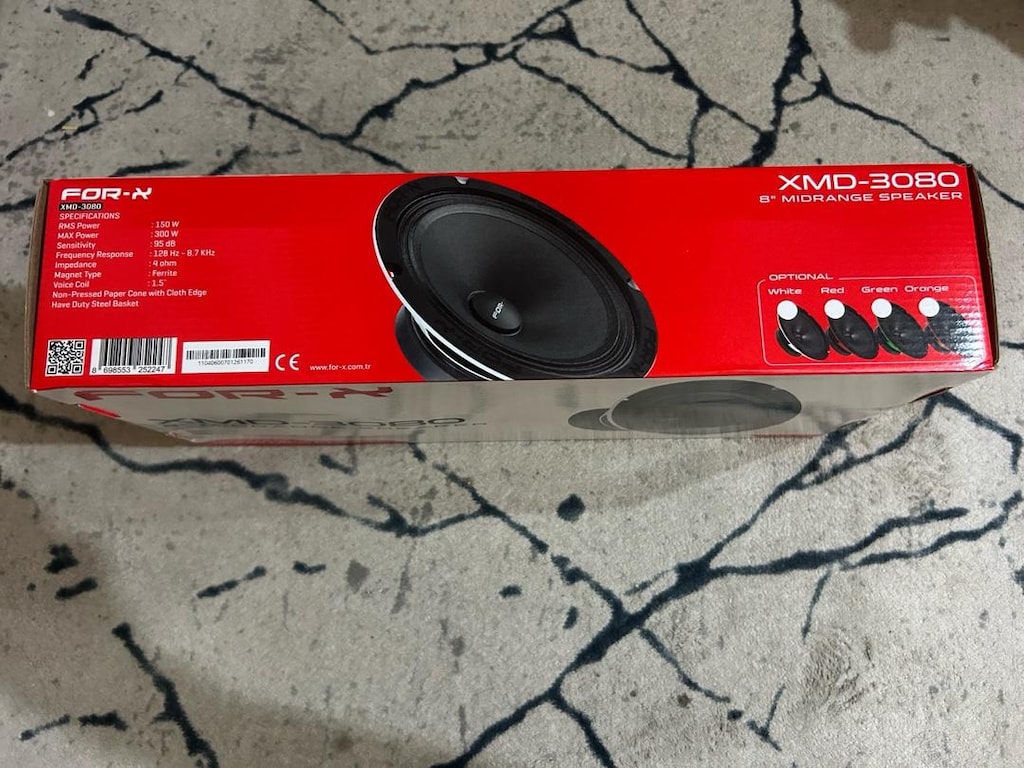 For-x xmd 3080 midrange 20 cm sıfır kapalı kutu - 5