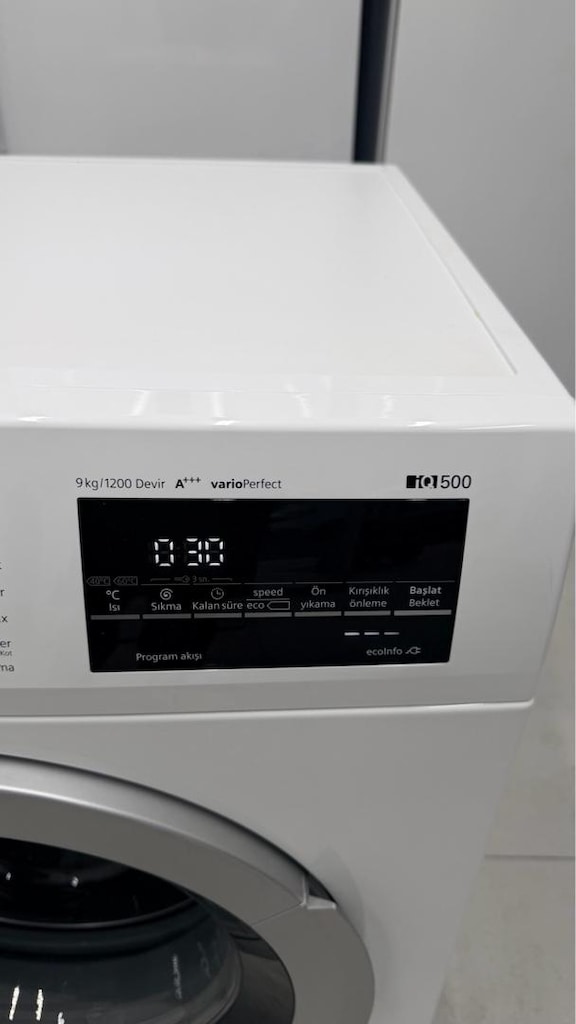Siemens iQ500 9 KG 1200 Devir İnverter Çamaşır Makinesi - 9