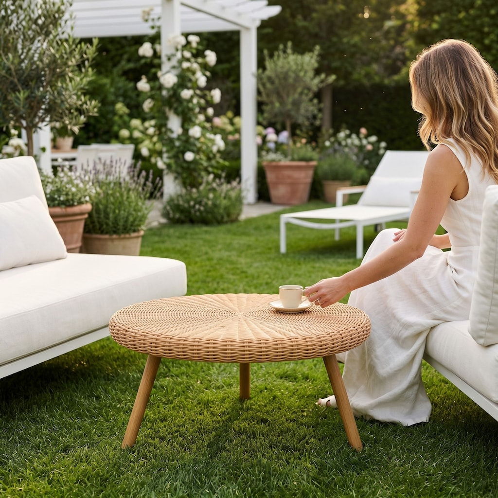 2’li Rattan Orta Sehpa Seti 62-42 cm – Sıfır - 5