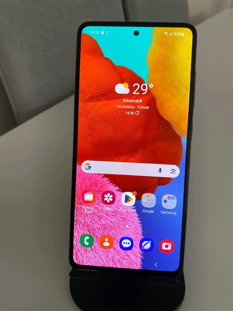 TERTEMİZ SAMSUNG GALAXY A51 TR NFC'Lİ 6+6 12GB RAM 128GB HAFIZA - 7