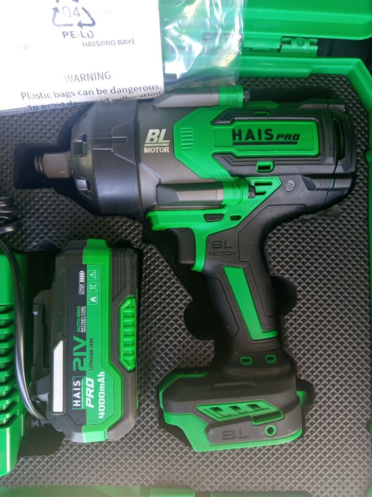 HAİSPRO PROFESYONEL DARBELİ SOMUN SIKMA 2300nm 21V ÇİFT AKÜ - 5