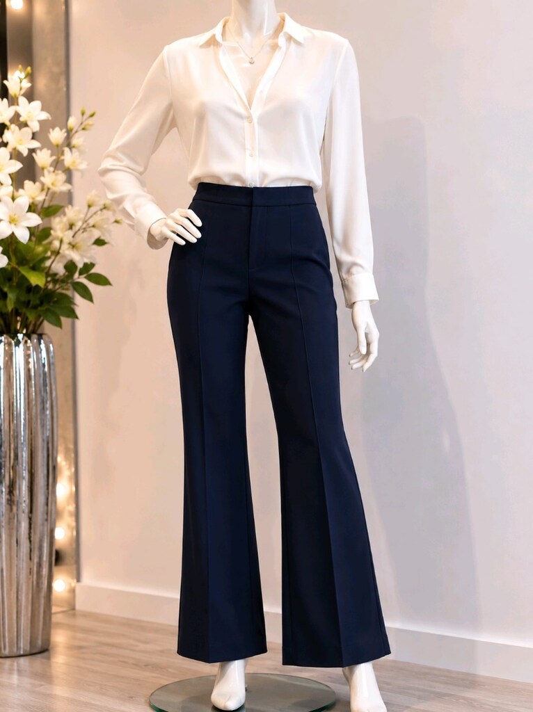 Benetton Pantolon, lacivert, 40