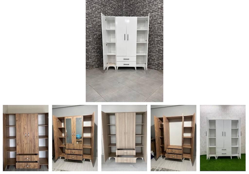 4 kapaklı elbise dolabı hqkmohggzx - 6