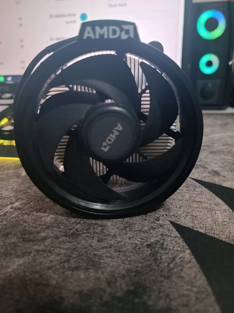 AMD STOK FAN AM4 AM5 STOK FAN RYZEN FANI İŞLEMCİ FANI İŞLEMCİ SOĞUTUCU - 2
