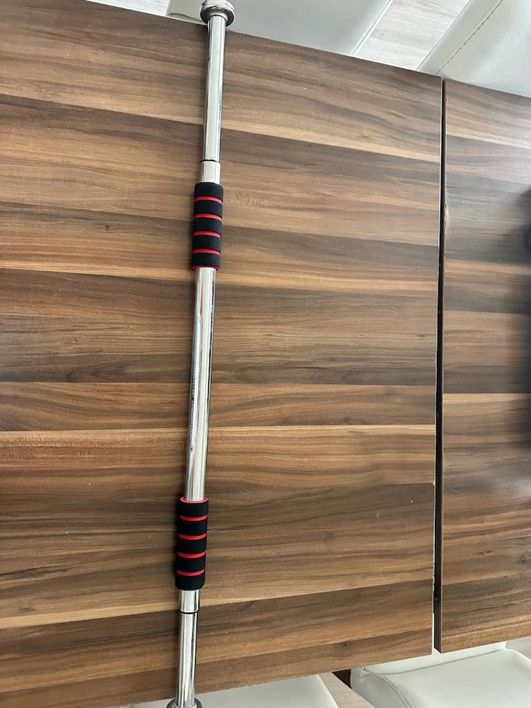 Ayarlanabilir Kapı Barfiksi Demiri / Pull Up Bar – Krom Çelik - 4