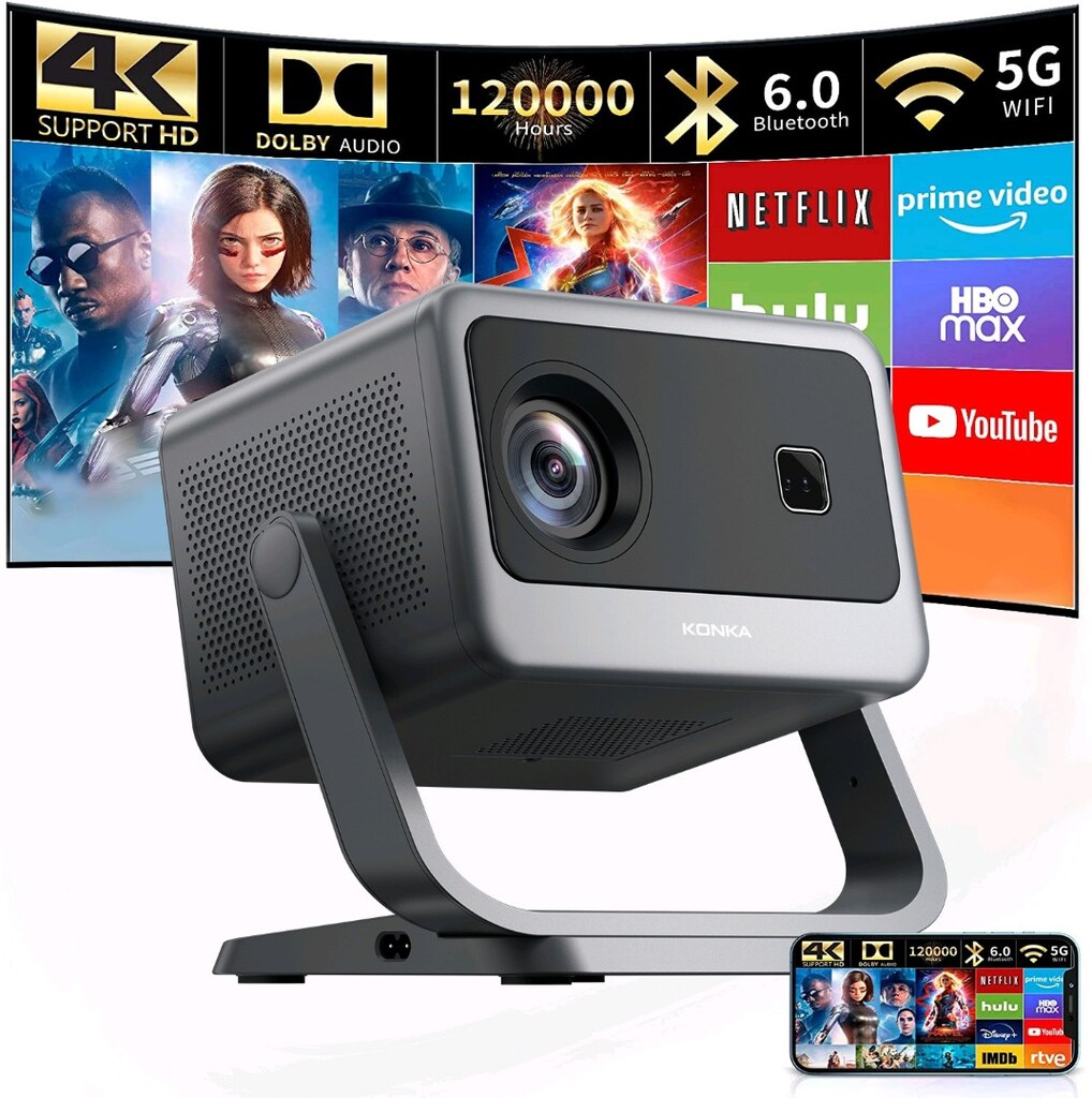Cheyin C2 Pro Android Led Projeksiyon Sıfır Ambalajında - 2