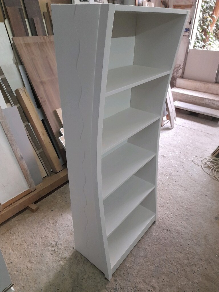 Beyaz modern raflı dolap özel üretim - 8