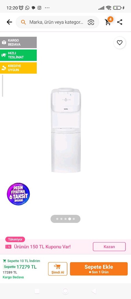 su sebili Vestel - 2