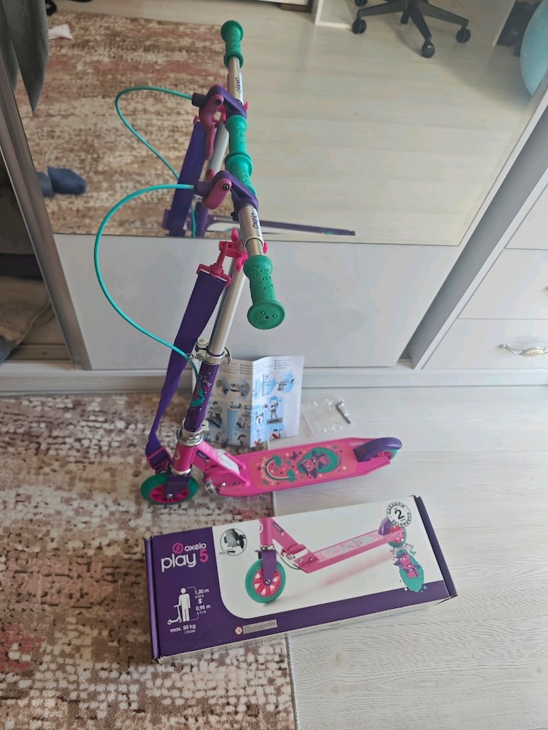 oxelp play 5 kız çocuk scooter - 3