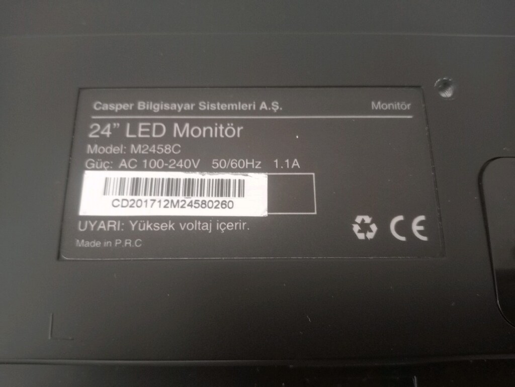 Casper 24" LED MONİTÖR - 3